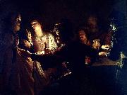 Gerard van Honthorst De Verloochening van Sint Petrus France oil painting artist